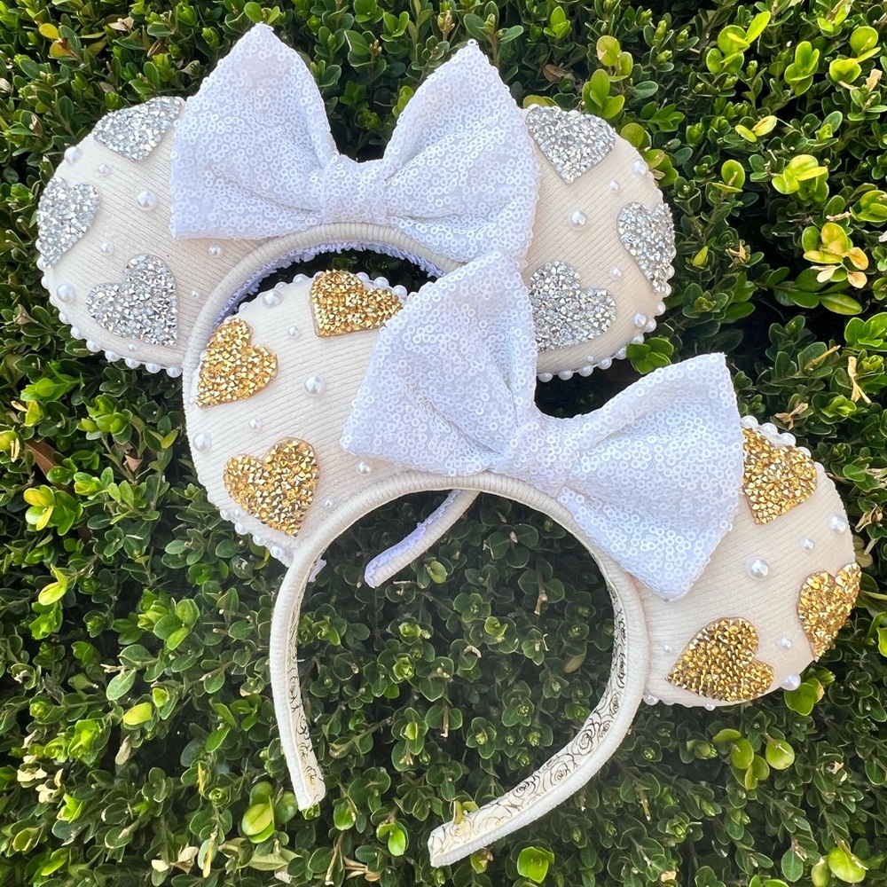 Fancy Hearts Minnie Ears